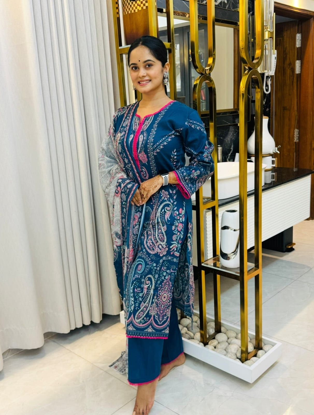 প্রিমিয়াম সুতি থ্রি পিস-03