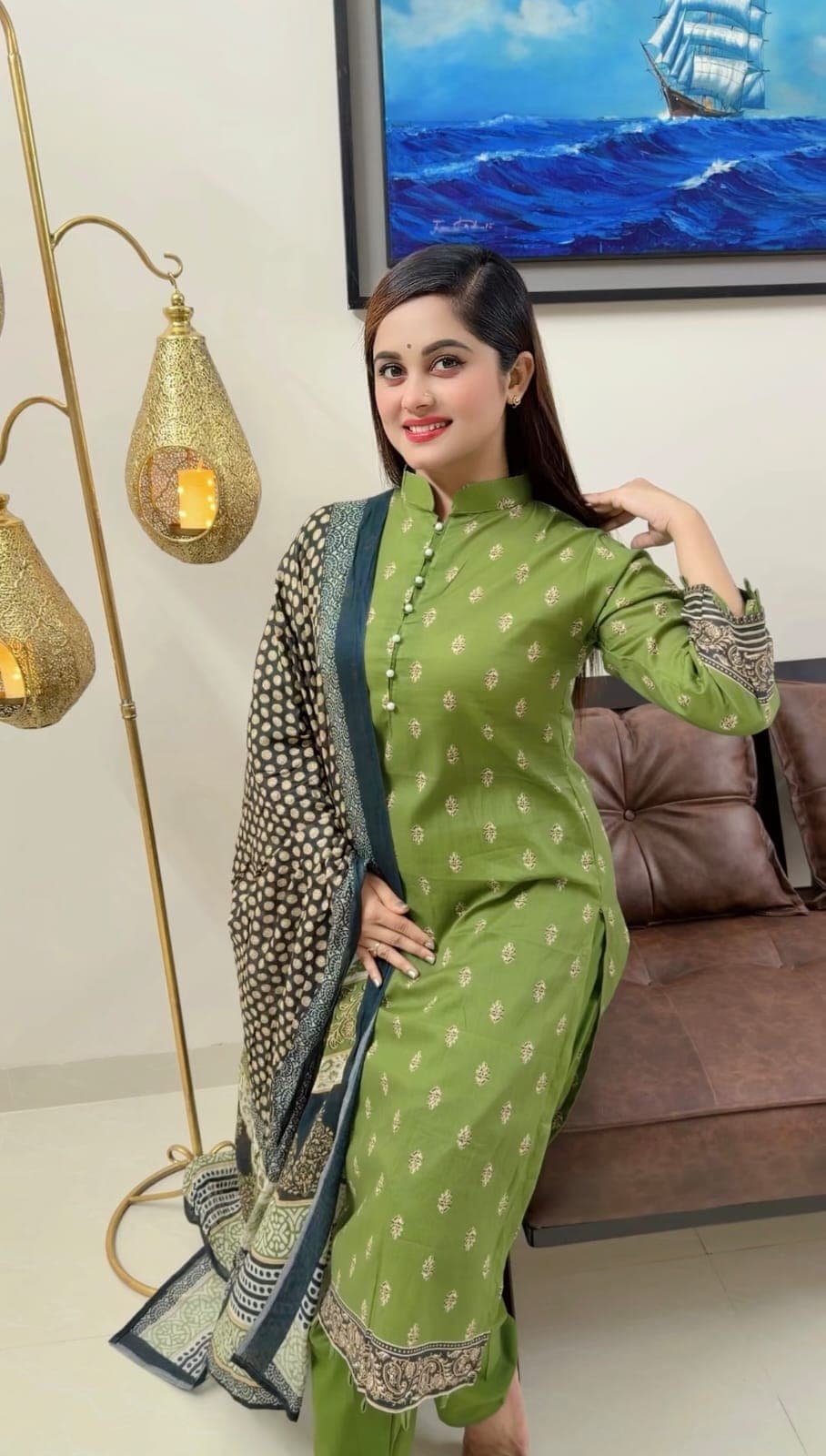 প্রিমিয়াম সুতি থ্রি পিস-04